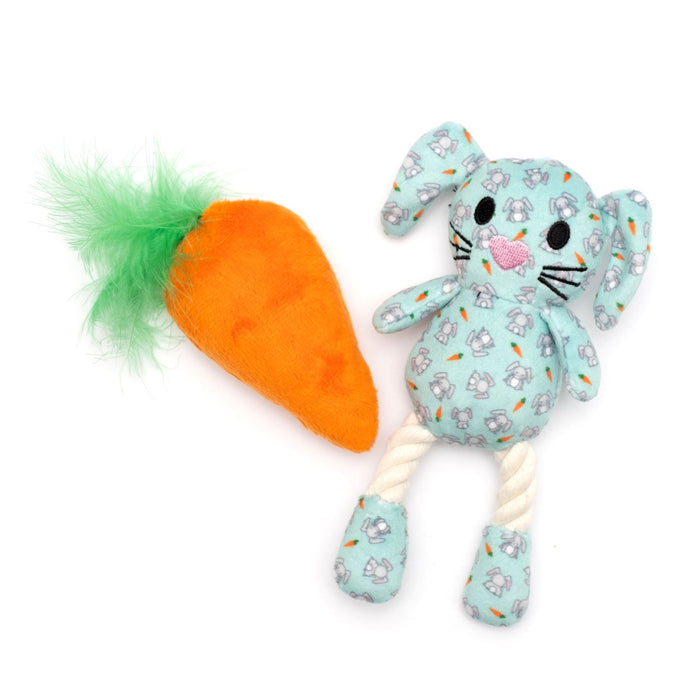Bunny & Carrot Cat Toy Set