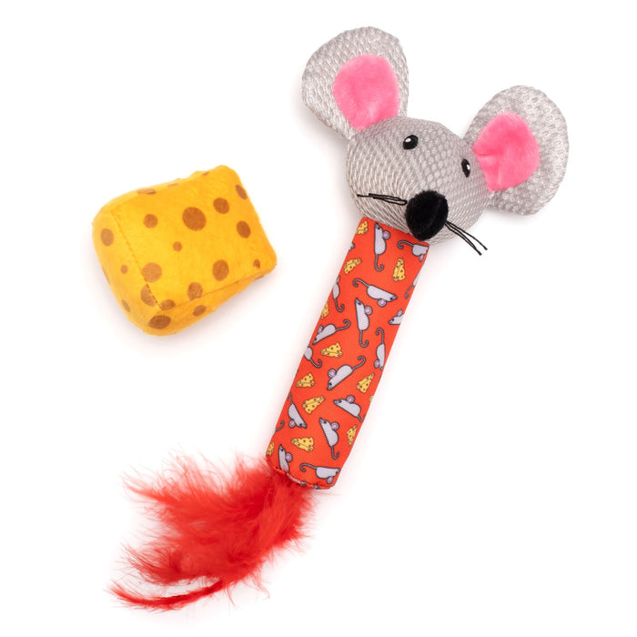 Mouse and Cheese Cat Toy Set