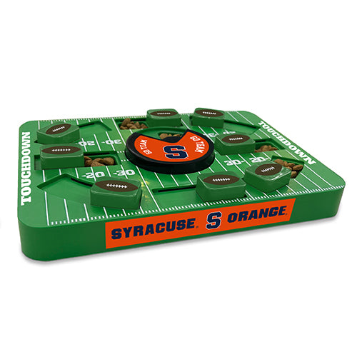 Syracuse Orange Interactive Puzzle Treat Toy - Large