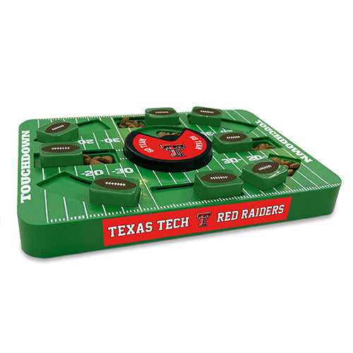 TX Tech Red Raiders Interactive Puzzle Treat Toy - Large