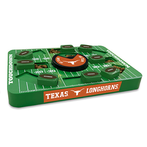 TX Longhorns Interactive Puzzle Treat Toy - Large