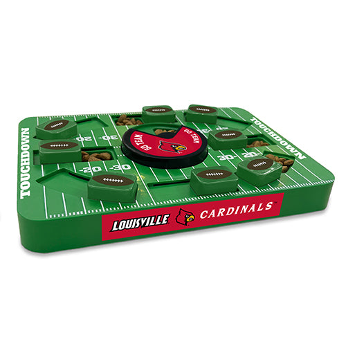 Louisville Cardinals Interactive Puzzle Treat Toy - Large
