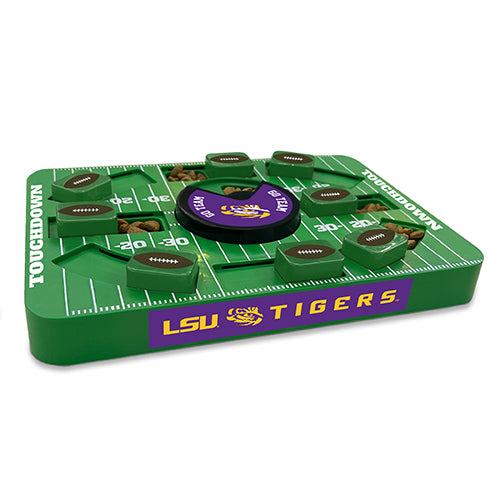 LSU Tigers Interactive Puzzle Treat Toy - Large