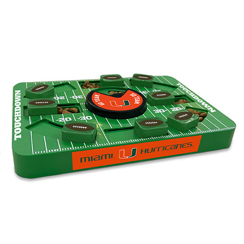 MIA Hurricanes Interactive Puzzle Treat Toy - Large