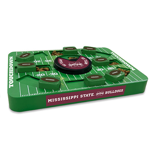 MS State Bulldogs Interactive Puzzle Treat Toy - Large