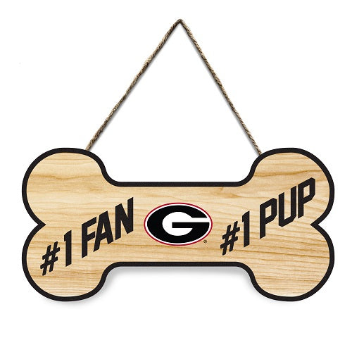 GA Bulldogs #1 Fan #1 Pup Sign