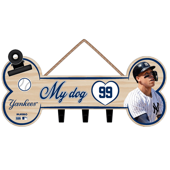 New York Yankees Bone-Shaped Sign with Hooks - Aaron Judge 99