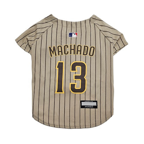 San Diego Padres Manny Machado #13 Road Pet Jersey