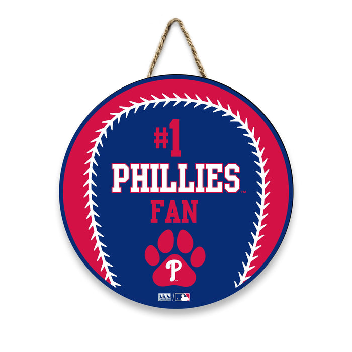 Philadelphia Phillies #1 Fan Baseball Sign