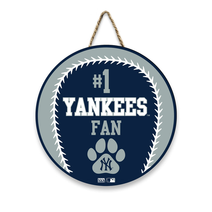 New York Yankees #1 Fan Baseball Sign