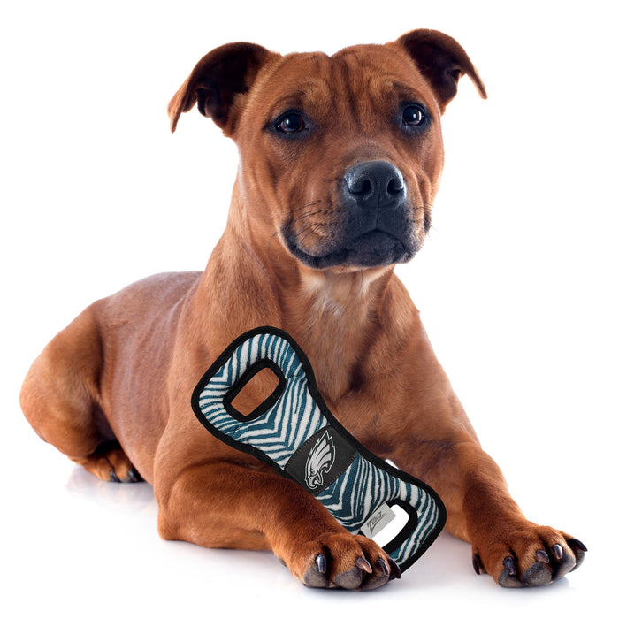 Philadelphia Eagles Zubaz Pull Tug Toy