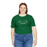 American Curl Cat Mom Short Sleeve Tee