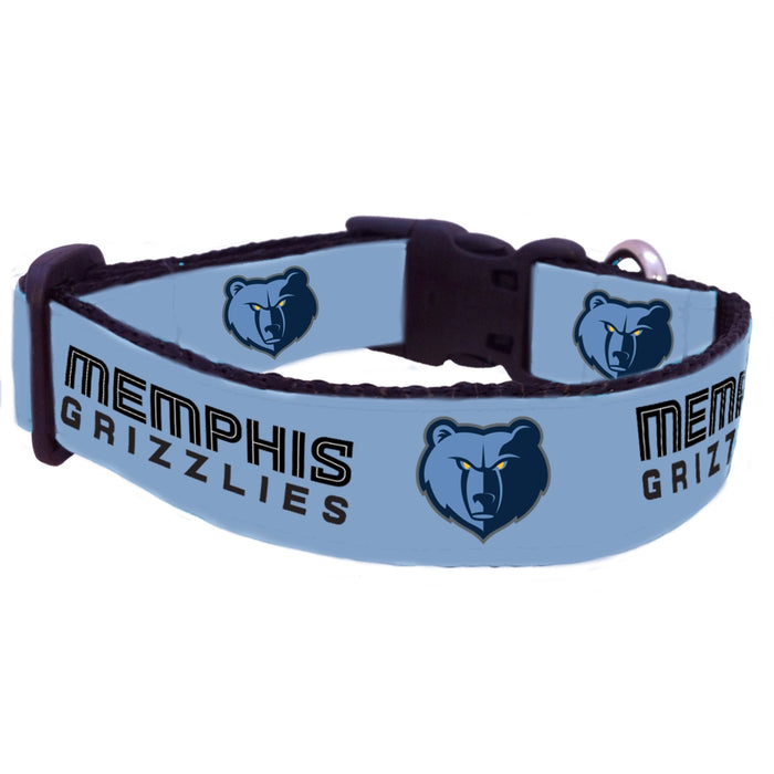 Memphis Grizzlies Nylon Dog Collar and Leash