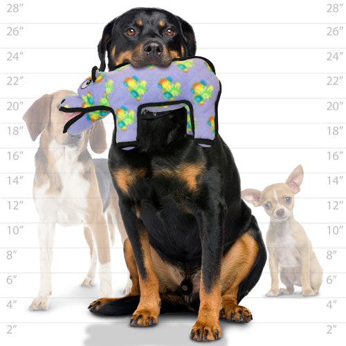 Tuffy Zoo Series - Hilda Hippo Tough Toy