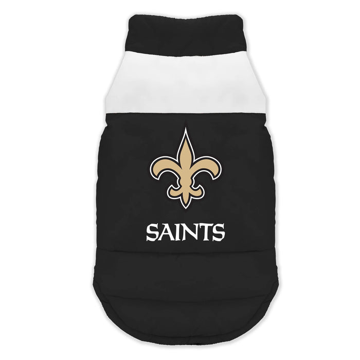New Orleans Saints Parka Puff Vest