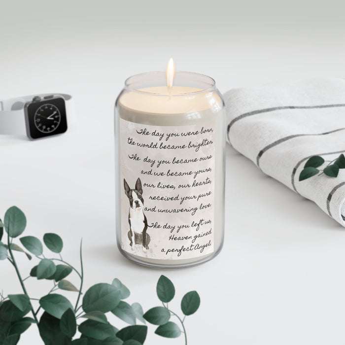 The Day Boston Terrier Pet Memorial Scented Candle, 13.75oz