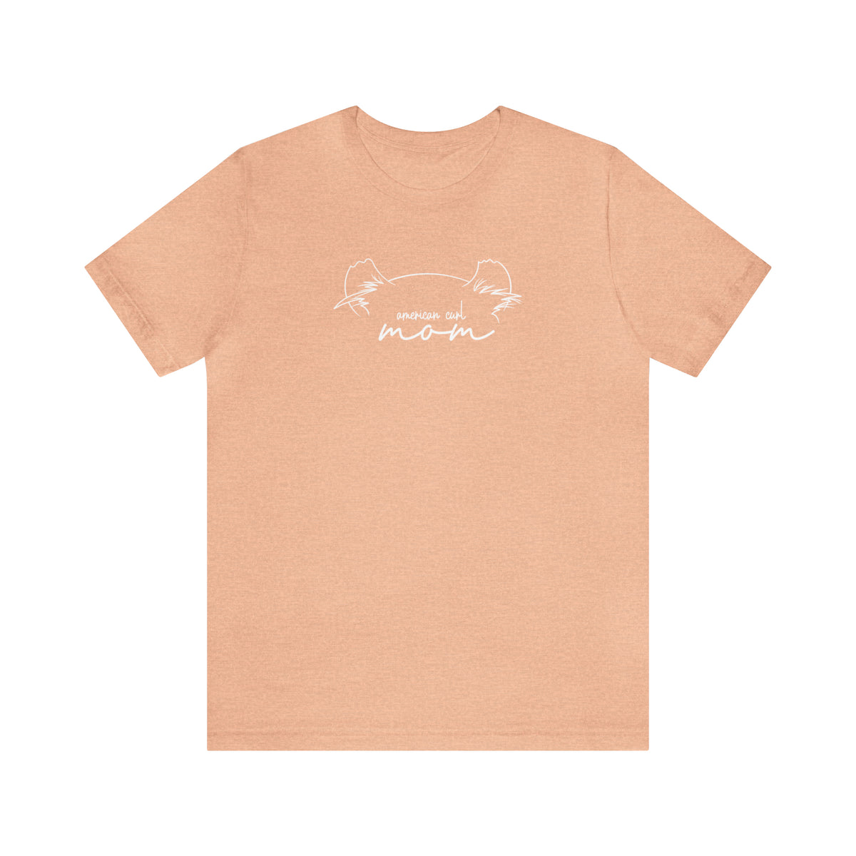 American Curl Cat Mom Short Sleeve Tee