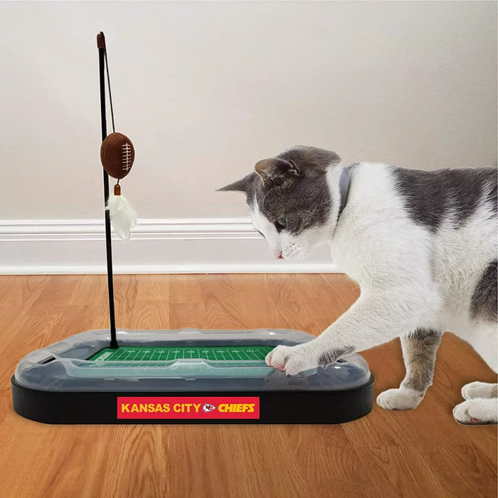 Kansas City Chiefs Football Cat Scratcher Toy