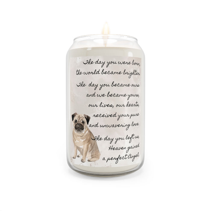The Day Pug Pet Memorial Scented Candle, 13.75oz