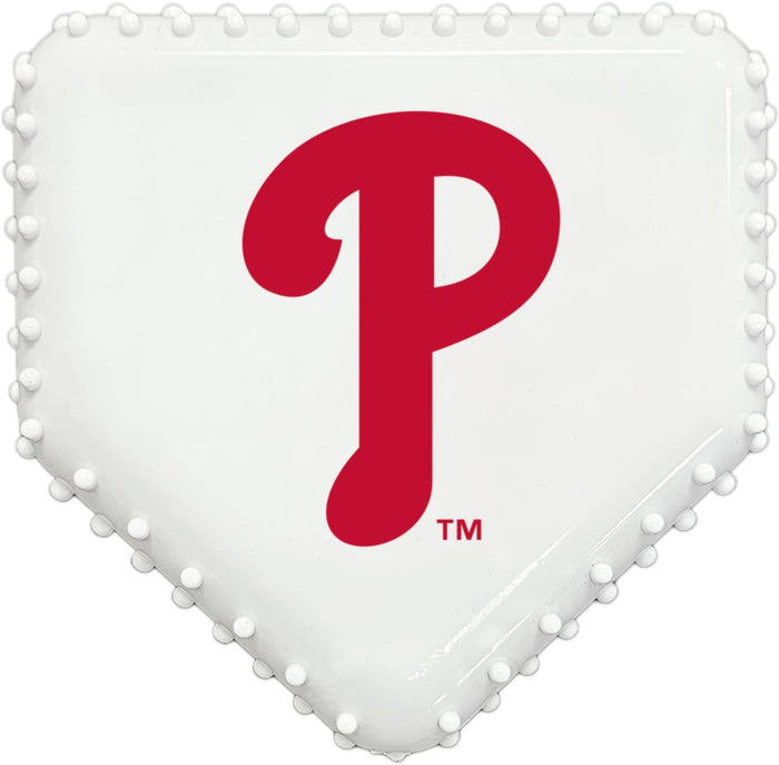 Philadelphia Phillies Hard Nylon Home Plate Chew Toy