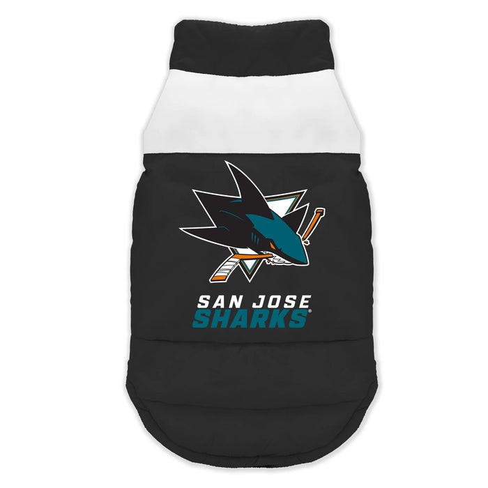 San Jose Sharks Parka Puff Vest