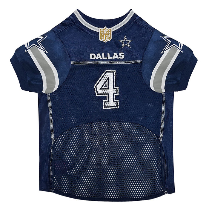 Dallas Cowboys Dak Prescott 4 Pet Jersey