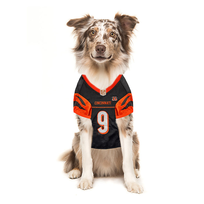Cincinnati Bengals Joe Burrow #9 Player Pet Jersey