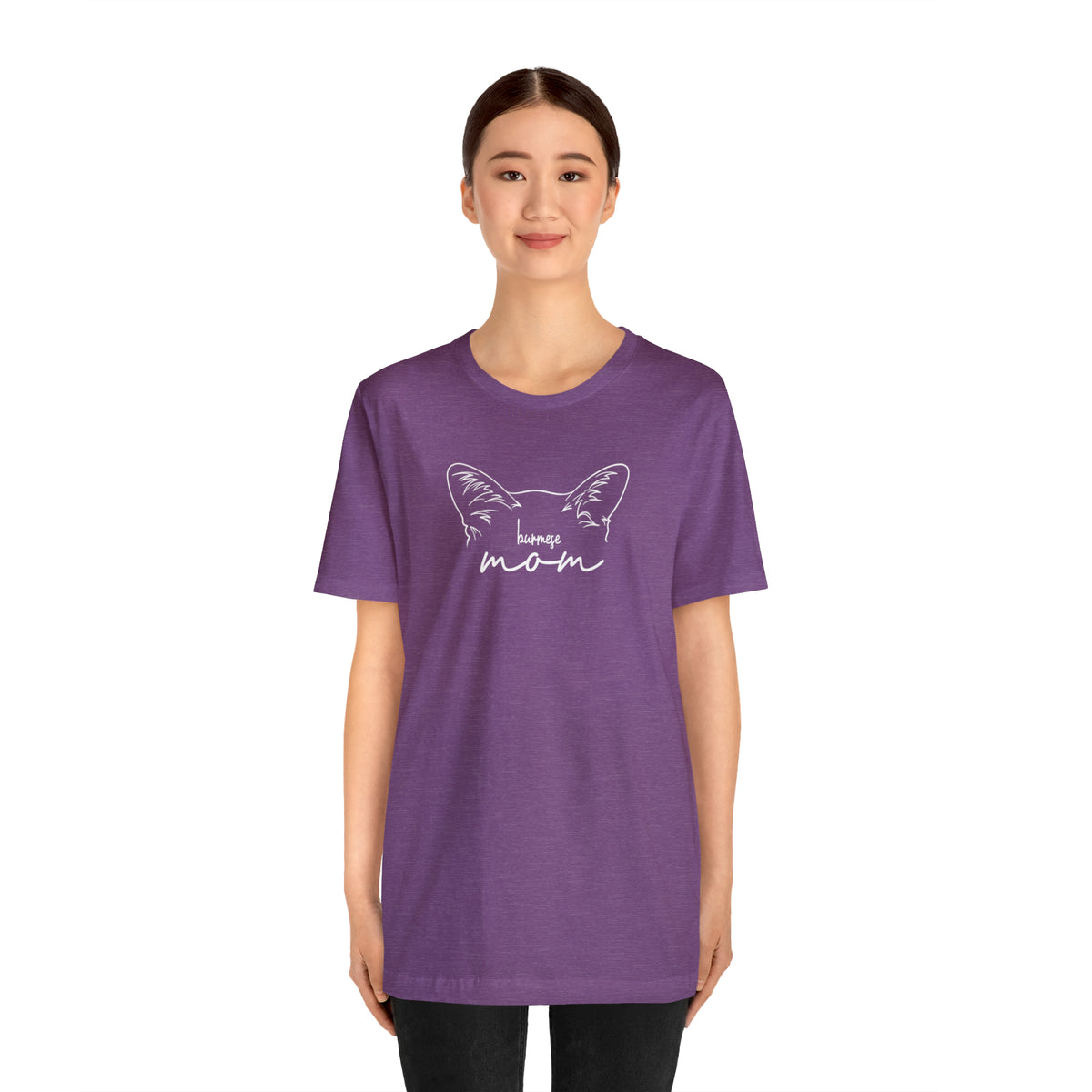 Burmese Cat Mom Short Sleeve Tee