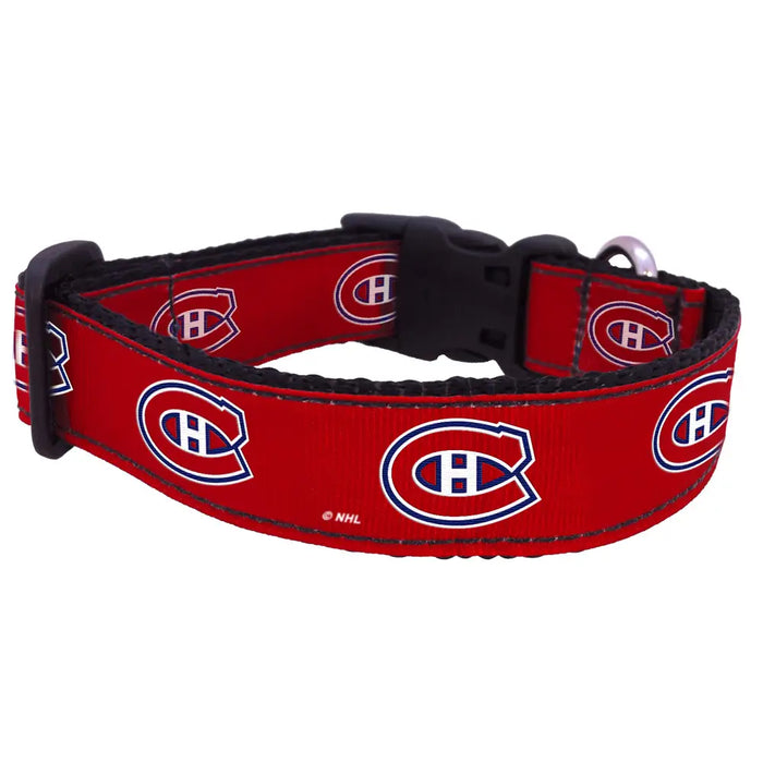 Montreal Canadiens Nylon Dog Collar and Leash