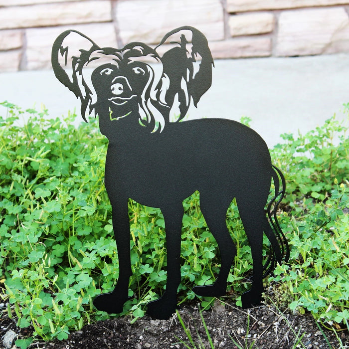 Chinese Crested Corten Steel Outdoor Silhouette