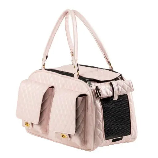 Marlee 2 Pink Quilted Bag Carrier