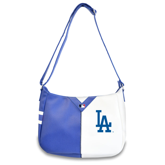 Los Angeles Dodgers Pebble Split Hobo Handbag