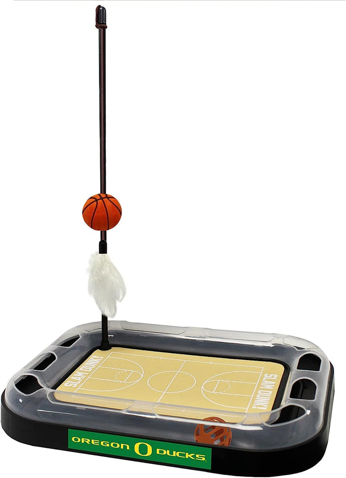 OR Ducks Basketball Cat Scratcher Toy