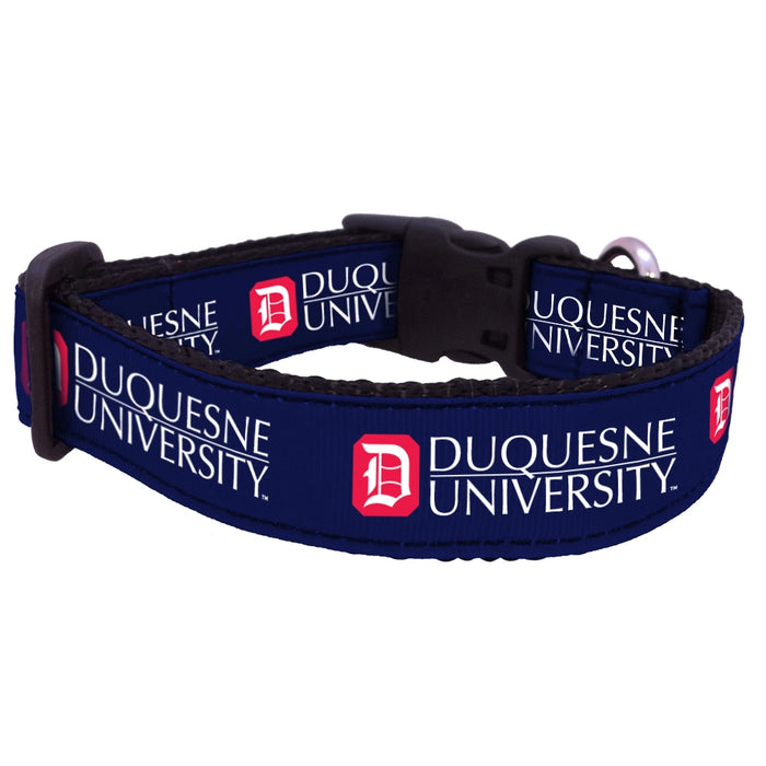 Duquesne Dukes Nylon Dog Collar or Leash