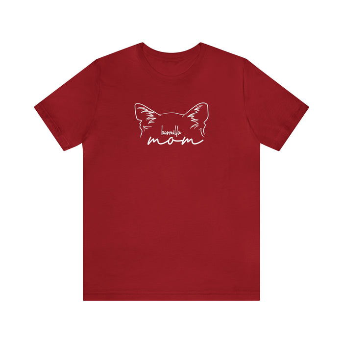 Burmilla Cat Mom Short Sleeve Tee