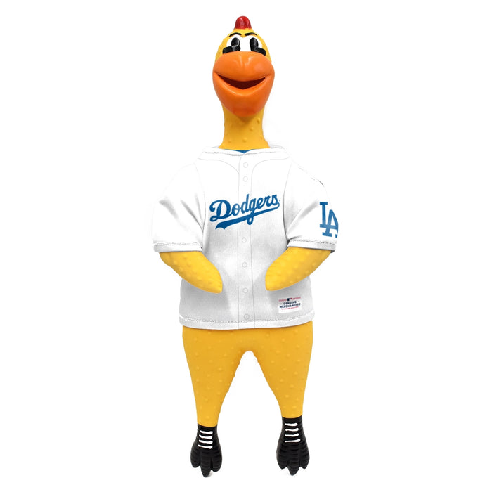 Los Angeles Dodgers Rubber Chicken Pet Toy