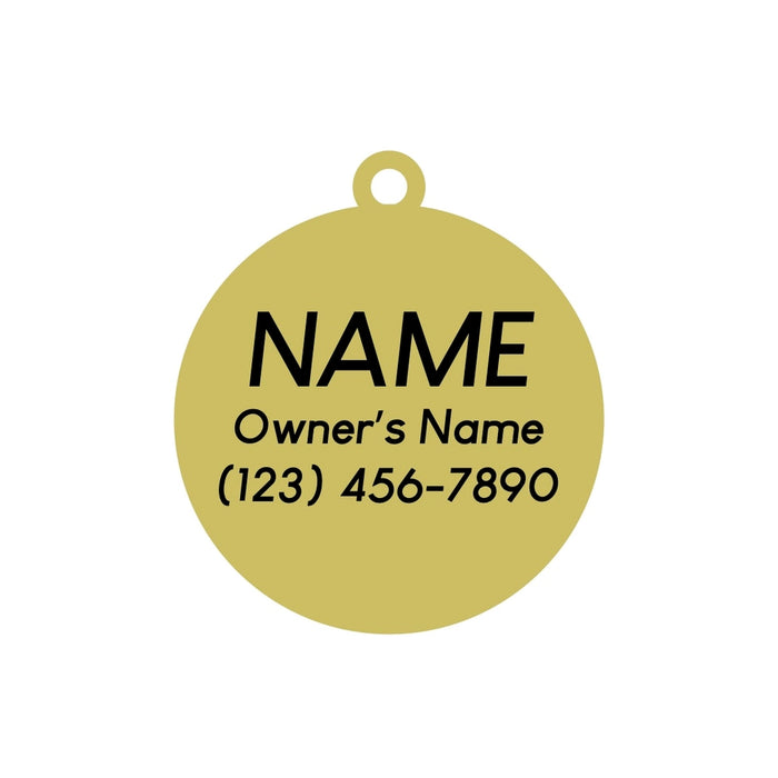 Baseball Pet ID Tag