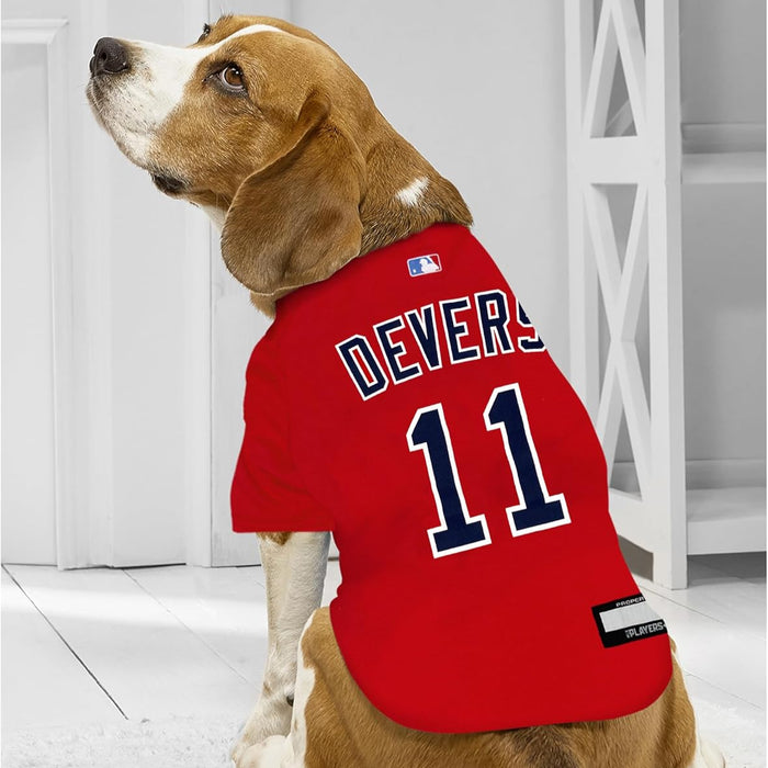 Boston Red Sox Rafael Devers #11 Player Pet Jersey