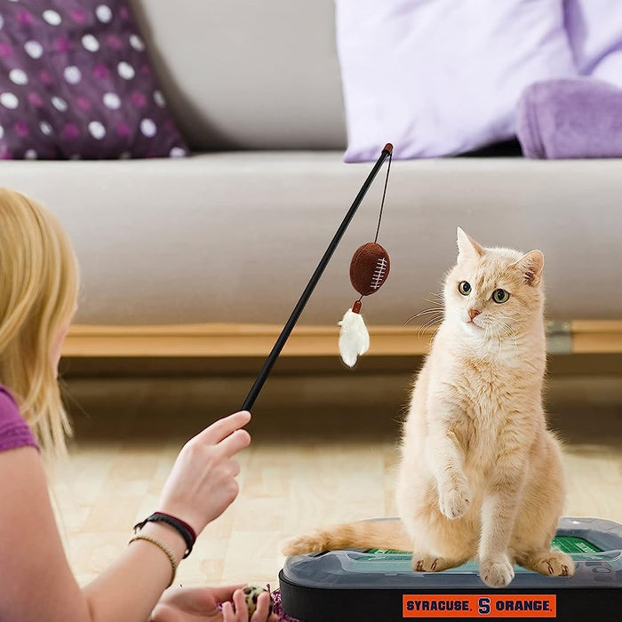 Syracuse Orange Football Cat Scratcher Toy