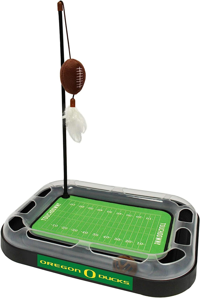 OR Ducks Football Cat Scratcher Toy