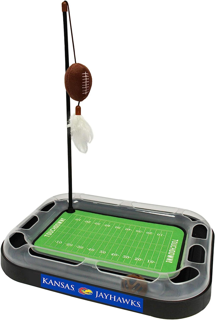 KS Jayhawks Football Cat Scratcher Toy