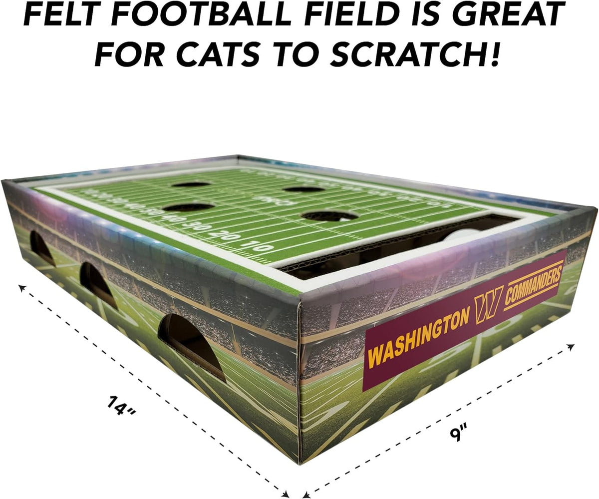 Washington Commanders Football Stadium Cat Scratcher Toy