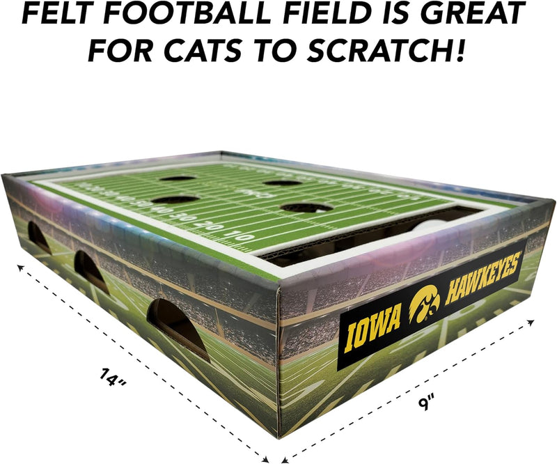 IA Hawkeyes Football Stadium Cat Scratcher Toy