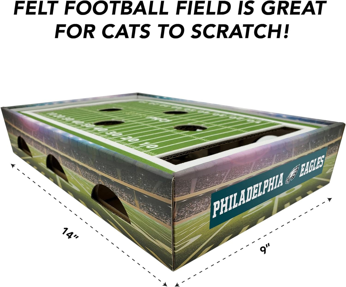 Philadelphia Eagles Football Stadium Cat Scratcher Toy
