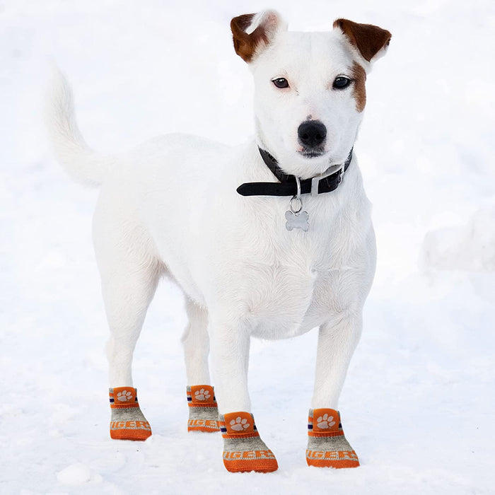Clemson Tigers Anti-Slip Dog Socks