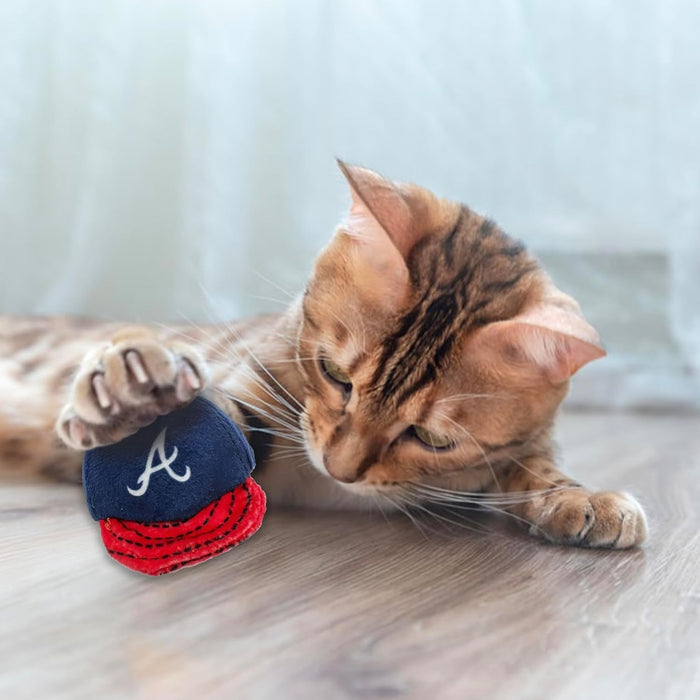 Atlanta Braves 3 piece Catnip Toy Set