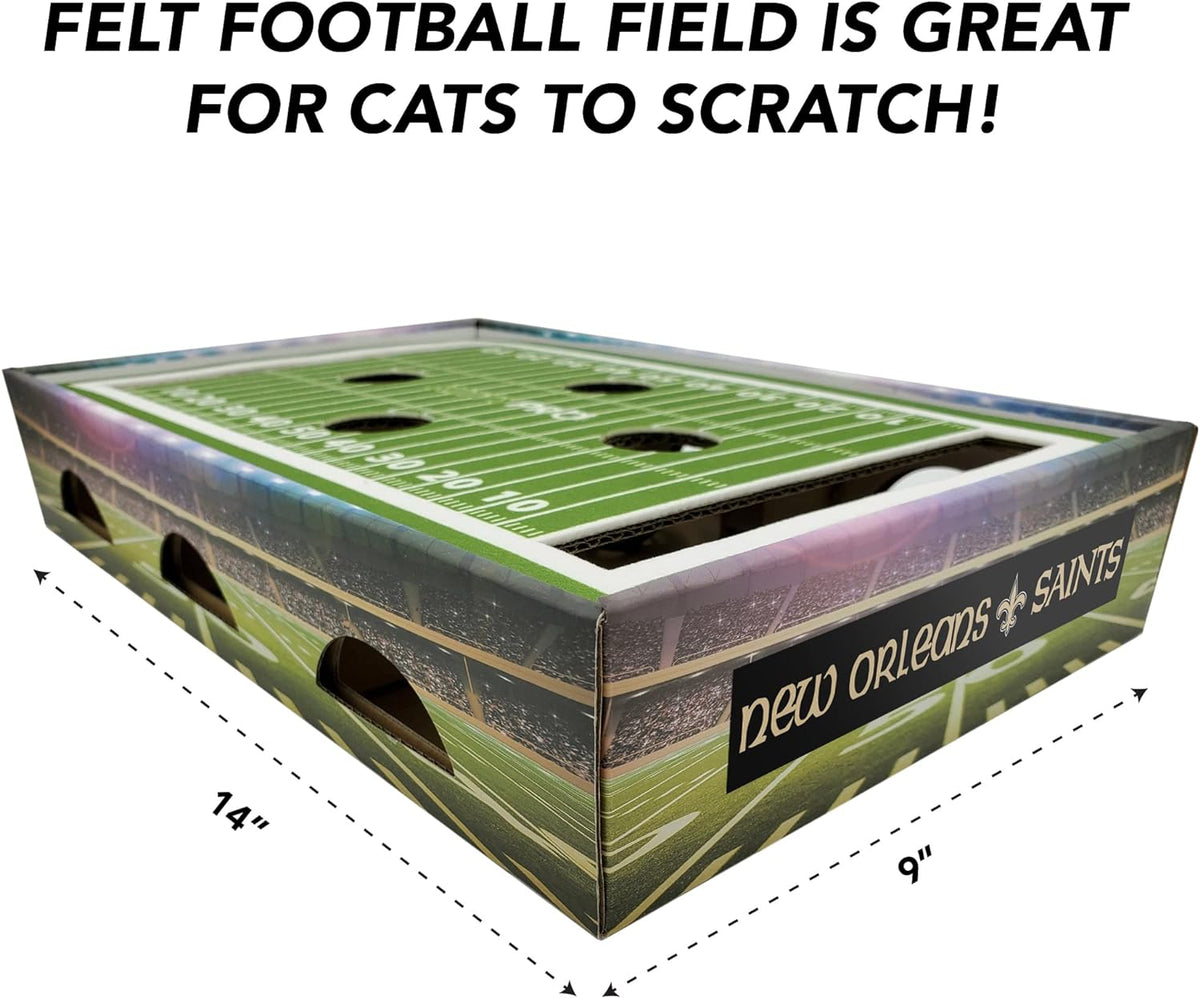 New Orleans Saints Football Stadium Cat Scratcher Toy