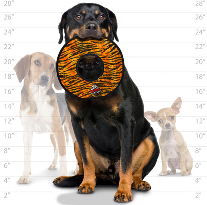 Tuffy MEGA Tiger Print No Stuff Ring