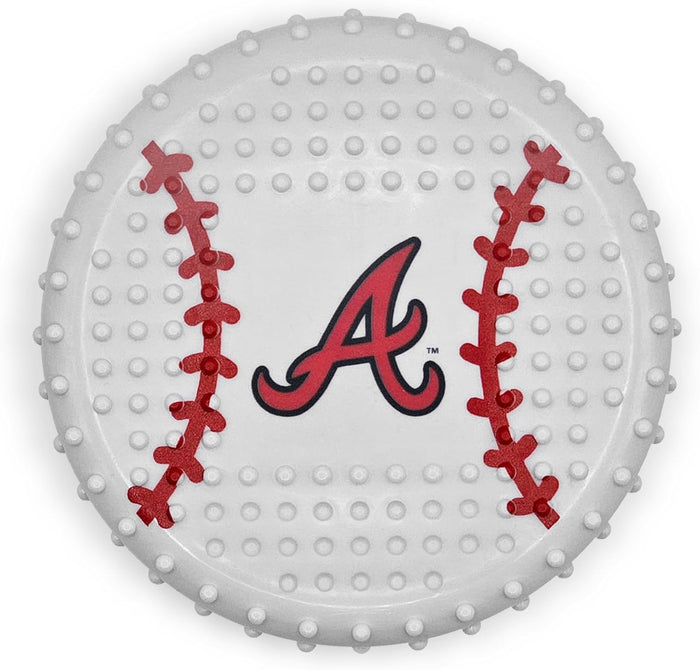 Atlanta Braves Hard Nylon Baseball Chew Toy