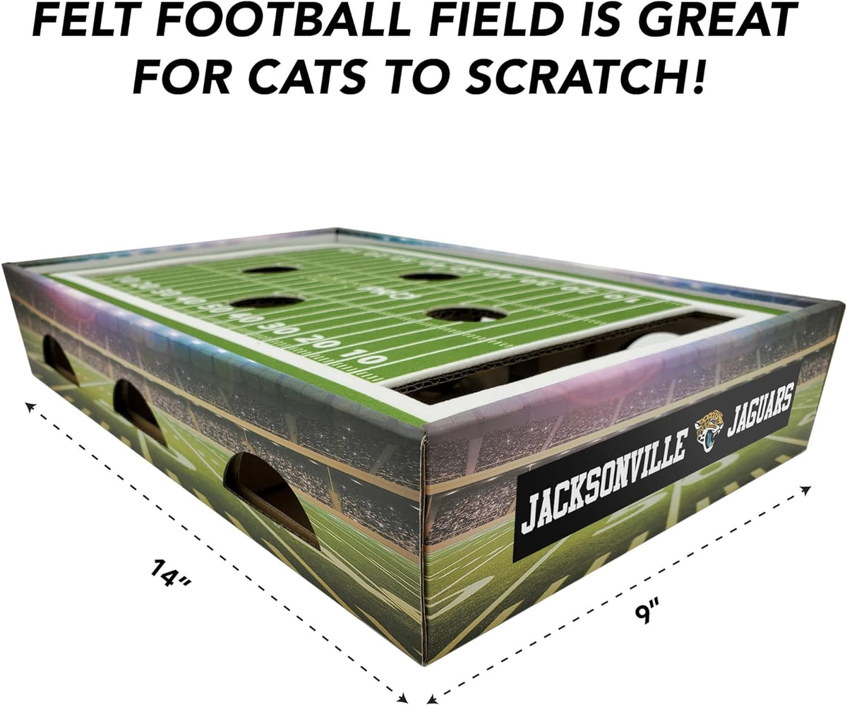 Jacksonville Jaguars Football Stadium Cat Scratcher Toy
